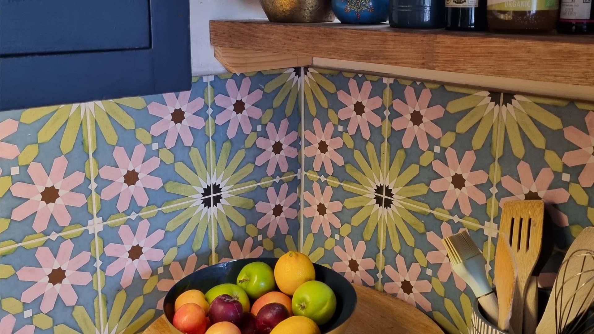 colourful Moroccan tiles